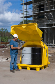 Ultra-HardTop P2 Spill Containment Pallet - 1082 - 2 Drum - No Drain