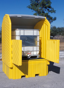 Outdoor IBC Spill Containment