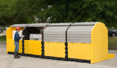 Ultratech Outdoor Modular IBC Spill Pallet Containment