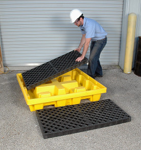 55 gallon _ 4 Drum  Spill Pallet By Ultratech