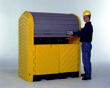 Ultratech 9613 Hard Top P2 Plus Spill Pallet 2 Drum Storage - With