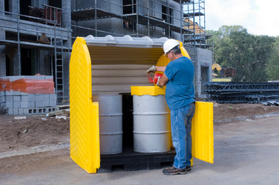 UltraTech HardTop P4 Plus 4 Drum Containment Pallet 9637 - With Drain