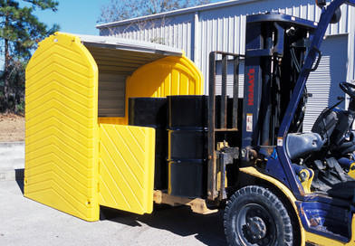 UltraTech HardTop P4 Plus 4 Drum Containment Pallet 9637 - With Drain
