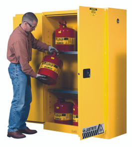 45 Gallon Flammable Cabinet Manual Close 894500 - Justrite 45