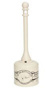 Eagle Metal Base Poly Tube Butt Can - Beige - 5 Gallon Capacity