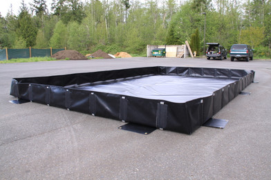 Spill Containment L-Bracket Berm