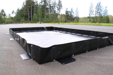 Spill Containment L-Bracket Berm