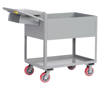 Picking Cart w/6" Deep Shelves