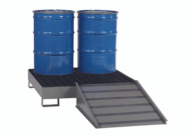Steel Spill Containment Platform w/Ramp