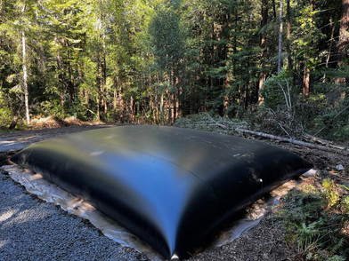 Potable Water Pillow Tank w/Ground Mat - 200 Gallons