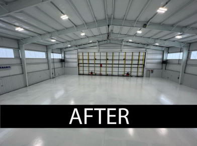 After the application of White Non Slip Coating