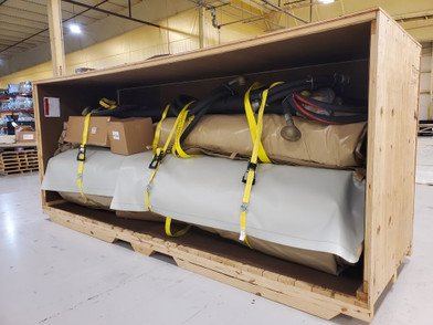 Military Water Bladder In Crate with All Accessories.   Approx 8,000 lbs