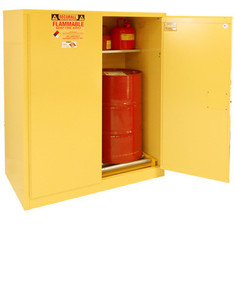 Securall Self Close 120 Gallon Drum Cabinet