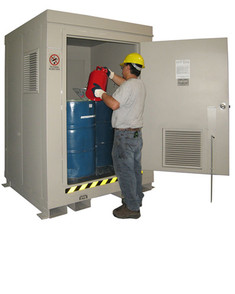 Securall 4 Drum Outdoor Storage Building