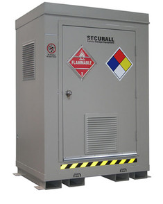 Securall 2 Drum Outdoor Storage Building B200XFR4