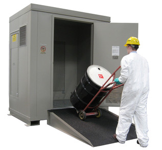 Securall 6 Drum Outdoor Storage Building