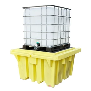 Enpac Space Saver IBC Spill Containment Pallet with Drain