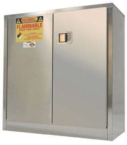 30 Gallon Flammable Stainless Steel Safety Storage Cabinet
