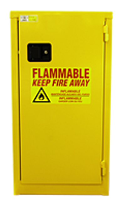 Jamco Flammable Slimline Cabinet - 18 Gallons - Self Close