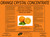 Orange Crystal Powder Degreaser Concentrate Label