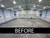 Before Non-Slip Applied in Airplane Hanger