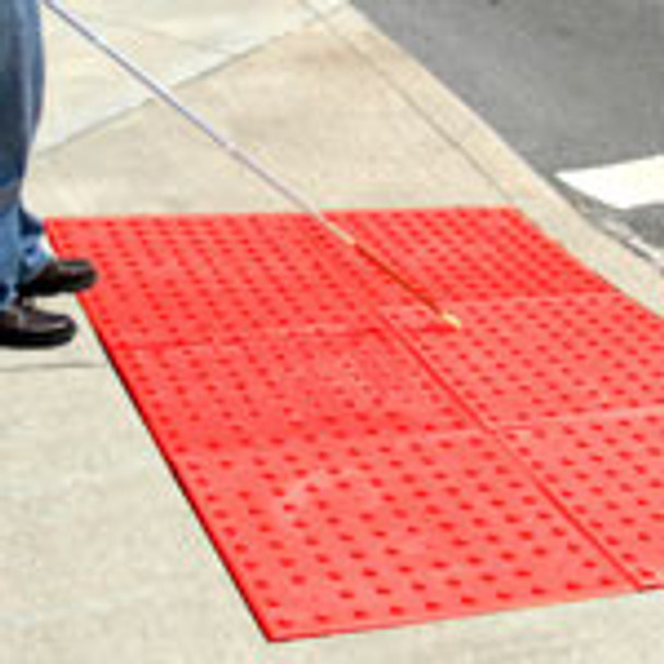 Truncated Domes Pads in Color Red