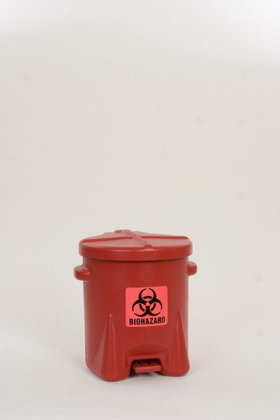 6 Gallon Bio Hazard Waste Can