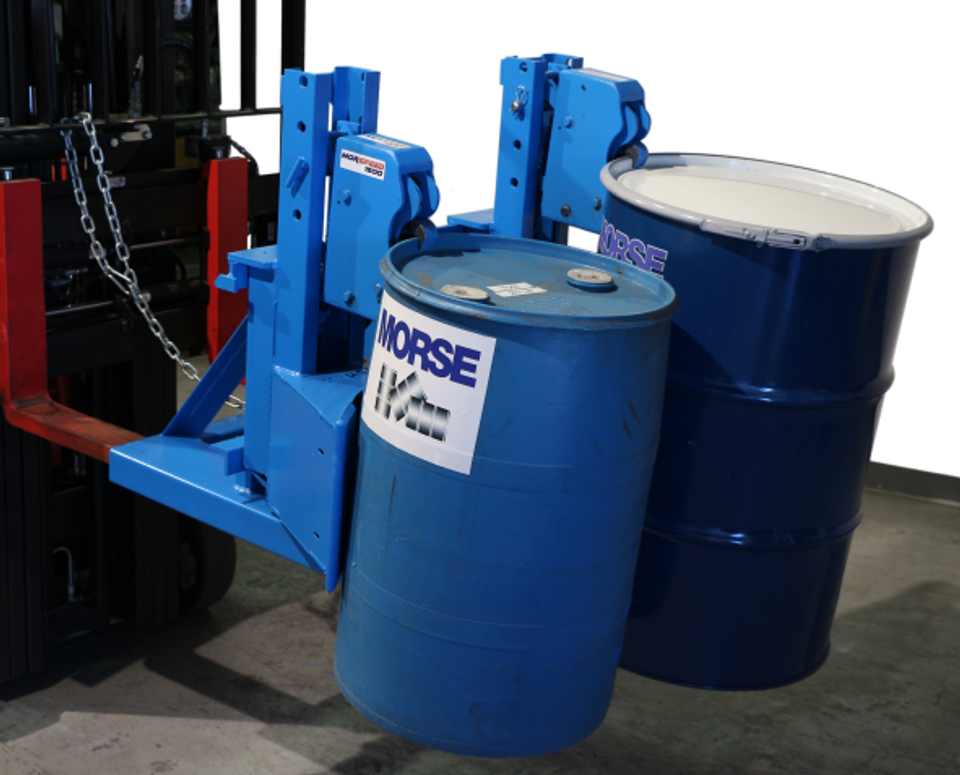 Morse Forklift Drum Handler 2 Drums