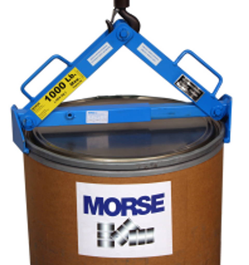 55 Gallon Drum Lifter Morse Plastic, Fiber or Steel 55 Gallon Drum