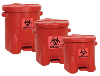 Eagle Biohazard Cans