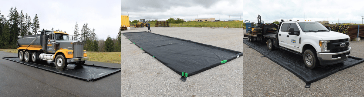 Foam Spill Containment Berms