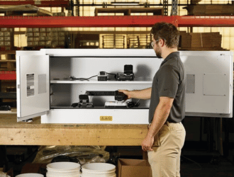 Justrite Lithium Battery Charging Cabinet