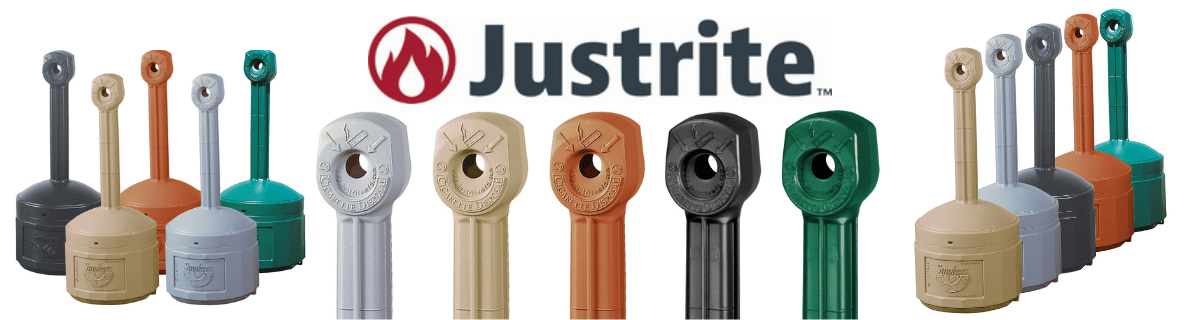 JUSTRITE Outdoor Ashtrays