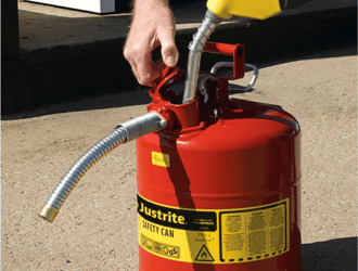 Justrite Type-II Safety Cans