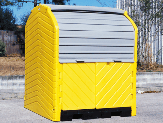 UltraTech 2352 Containment Tray: With Grate, Yellow