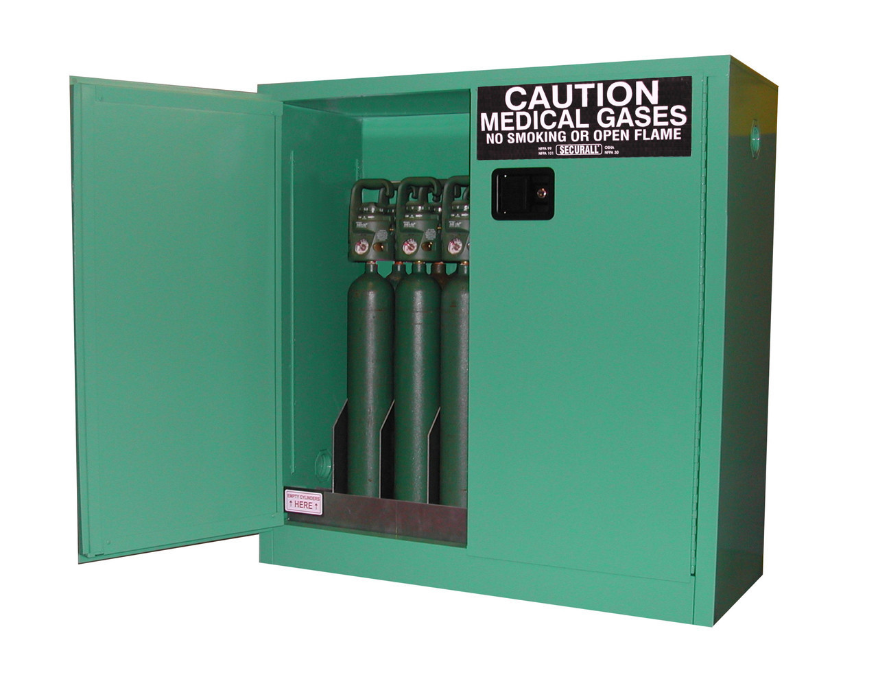 Oxygen Cylinder Safety Cabinet 21 24 Cylinders Manual Close