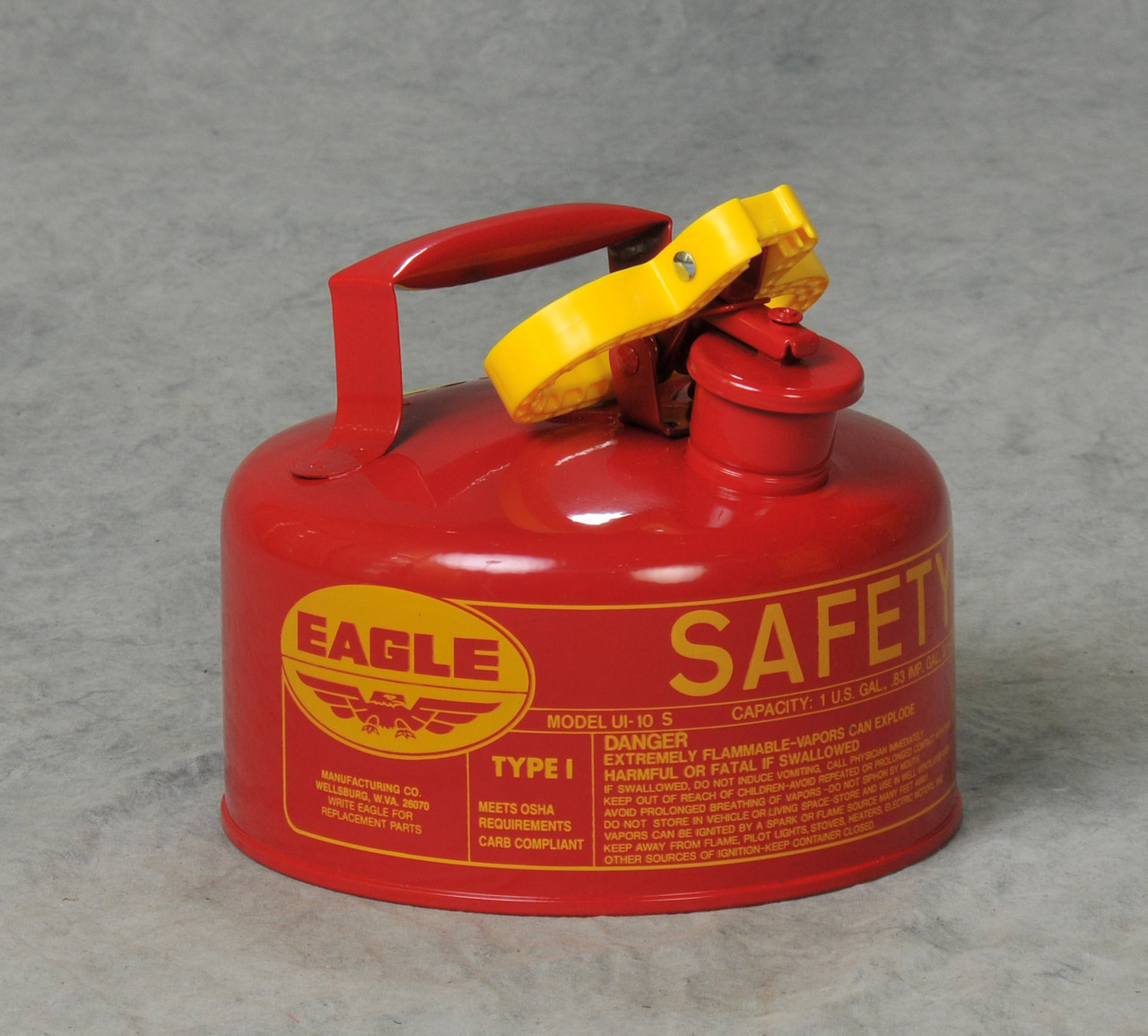 Safety Gas Can >> Eagle Ui 10 S 1 Gallon Red Metal Gas Can Safety Gas Can >> Eagle Ui 10 S 1 Gallon Red Metal Gas Can