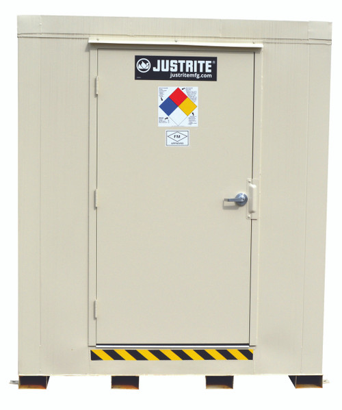 Justrite 4 Hour Fire Rated 16 Drum Outdoor Building 913160