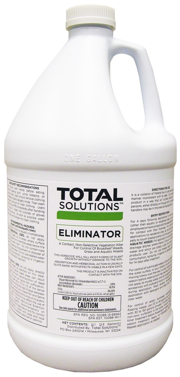 Aquatic Herbicide Weed Killer Eliminator Non Selective 4 Gallons