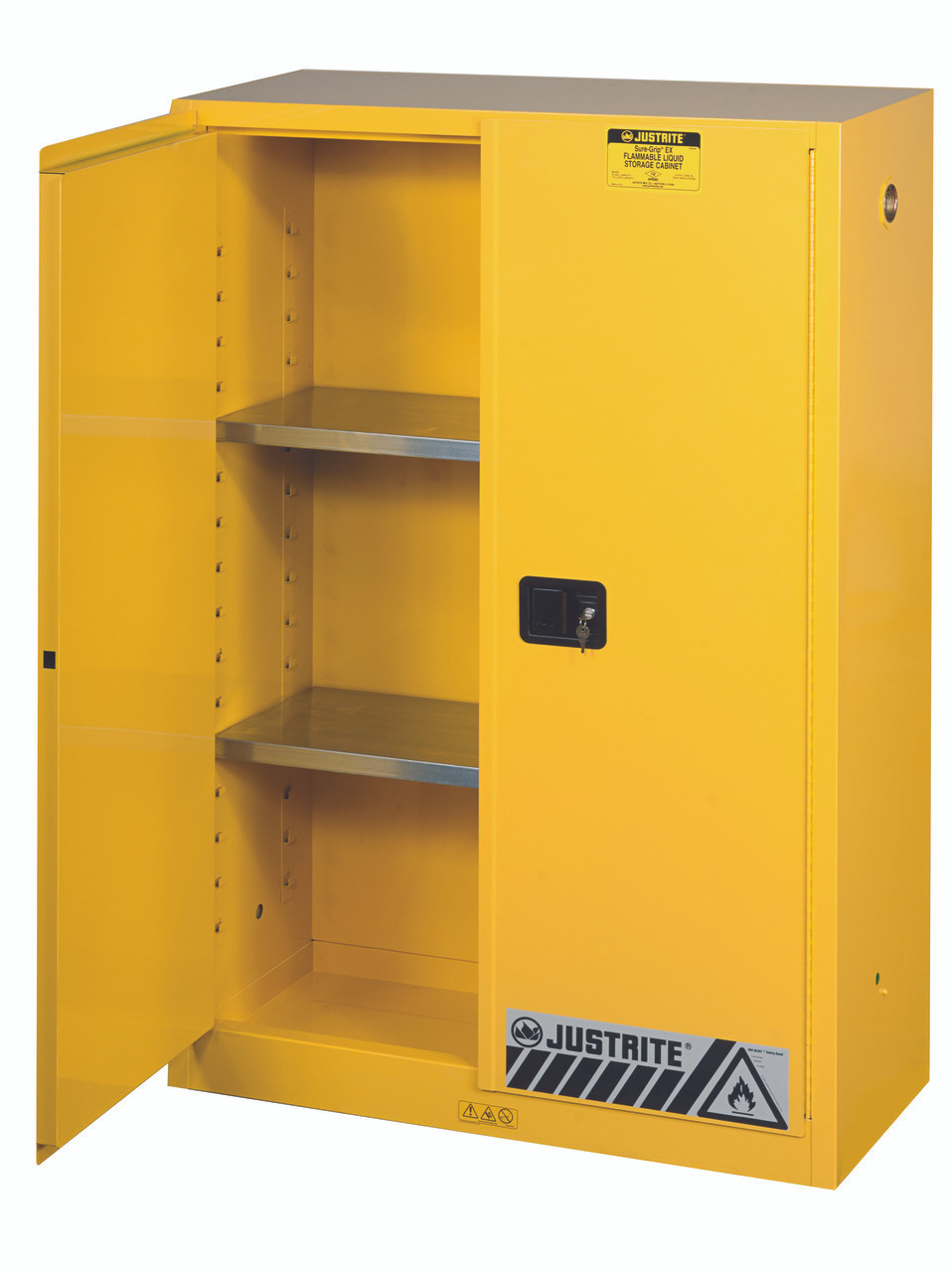 Justrite 894500 45 Gal Flammable Safety Cabinet Manual Close