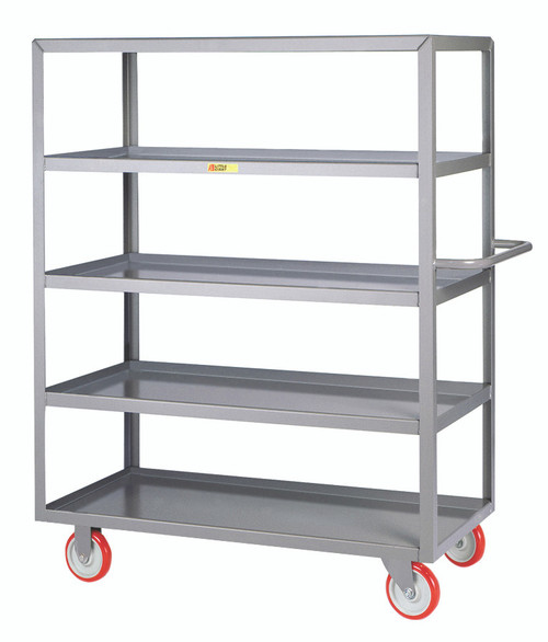 Little Giant Welded 5 Shelf Service Cart, 24 x 48, 5LML-2448-5PY