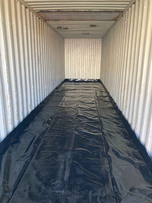 Berm Container Spill Containment L-Bracket Berm - 8' x 25' x 18