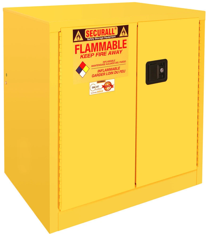 Flammable storage cabinet