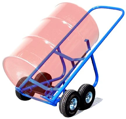 Industrial drum handling truck