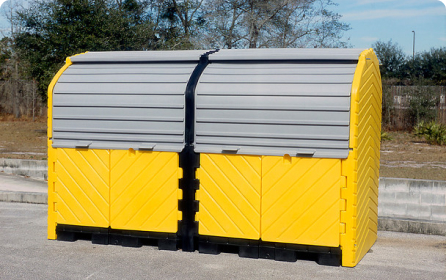 Outdoor Drum Storage