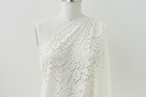 Cream Floral Corded Lace