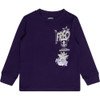 Toddlers Purple Multi Logo Long Sleeved Tee