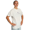 Women's White OS Crest Tee