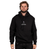 Unisex Black Script Hoodie