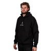 Unisex Black Script Hoodie